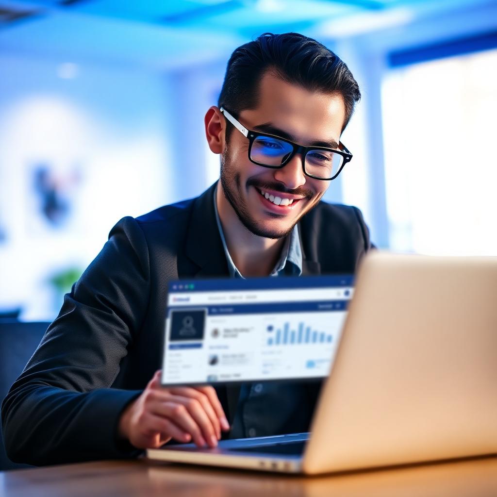 Facebook growth illustration